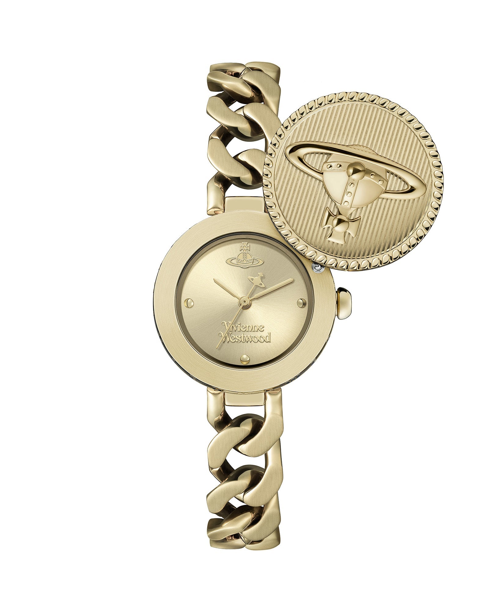 Vivienne Westwood Orb Button 25MM Gold Watch