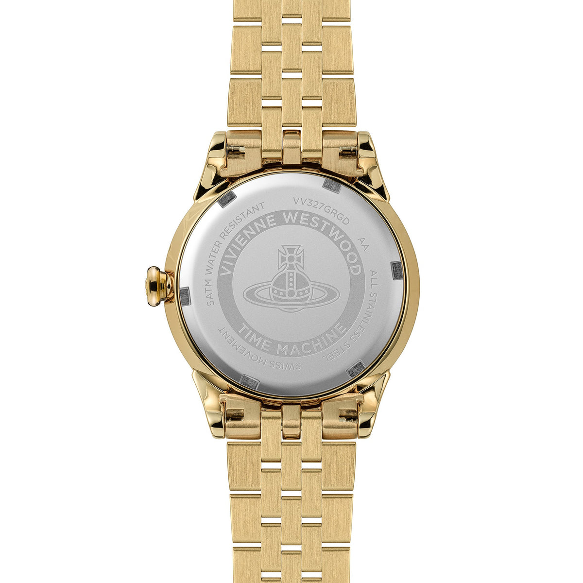 Vivienne Westwood Little Wallace 32mm Green Dial Gold Strap Watch