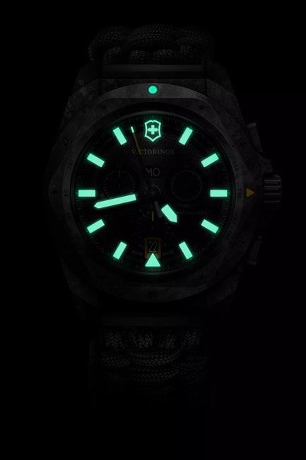 Victorinox Inox 43 Chrono Black Case Dial Watch 241989.1