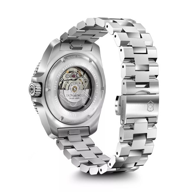 Victorinox Journey 1884 43mm Silver Stainless Steel Green Dial Watch 242015