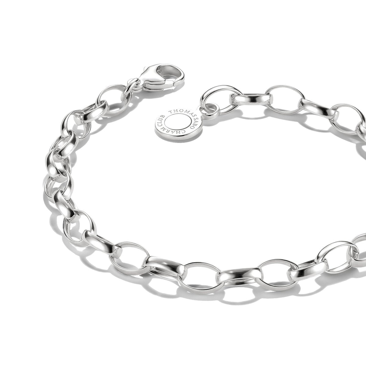 Thomas Sabo Silver-Plated Charm Club Bracelet CX0031M-14 CX0031M-14 view 2