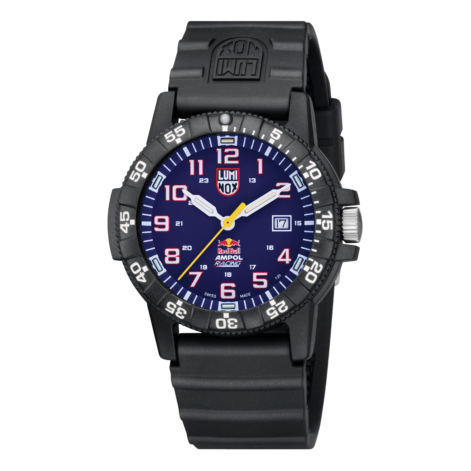 Luminox Red Bull Blue Dial Black Rubber Strap Watch XS.0321.ARB