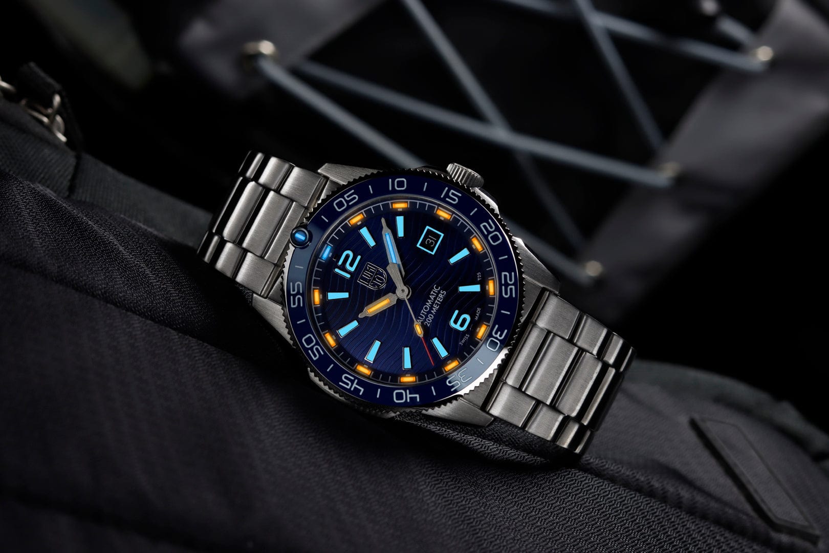 Luminox Pacific Diver Automatic Dive Blue Dial Stainless Steel Watch XS.3104
