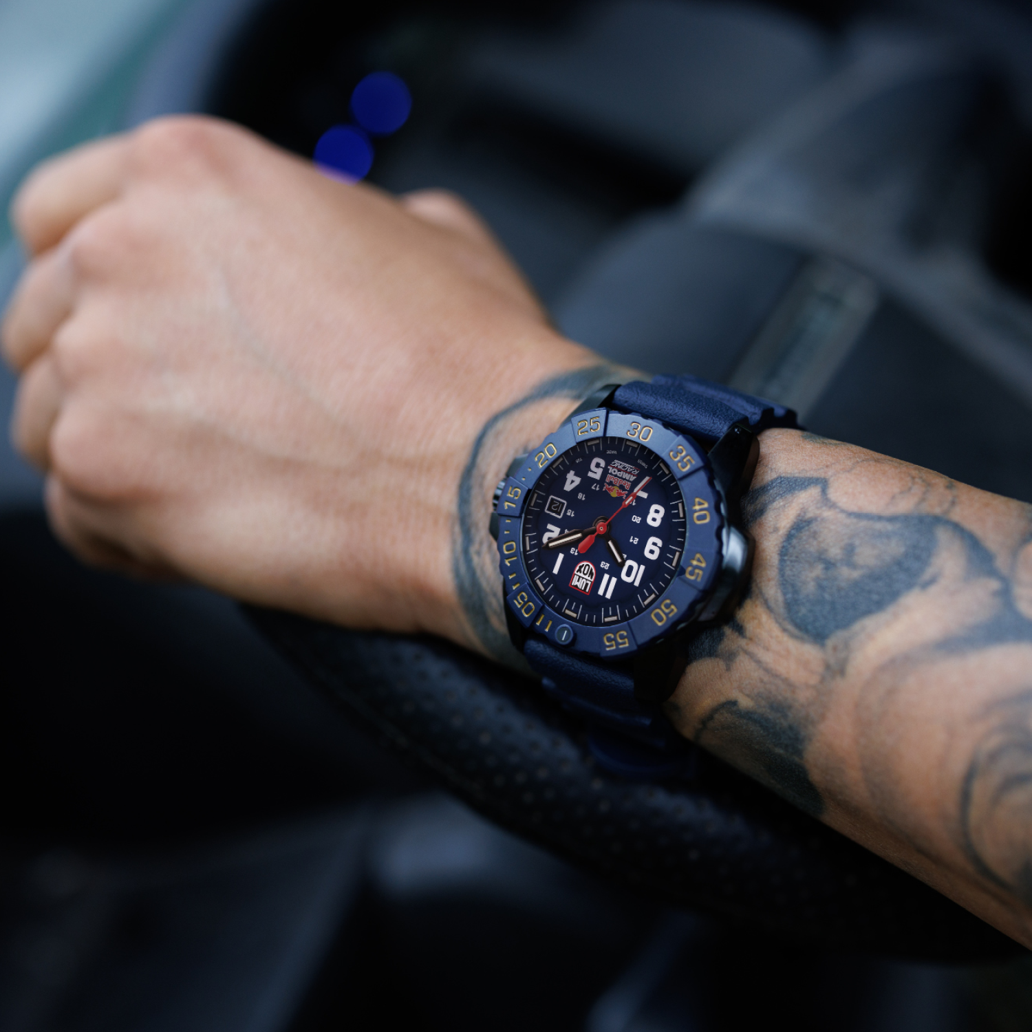 Luminox Original Navy Seal Red Bull Ampol Edition Rubber Watch XS.3501.ARB.N