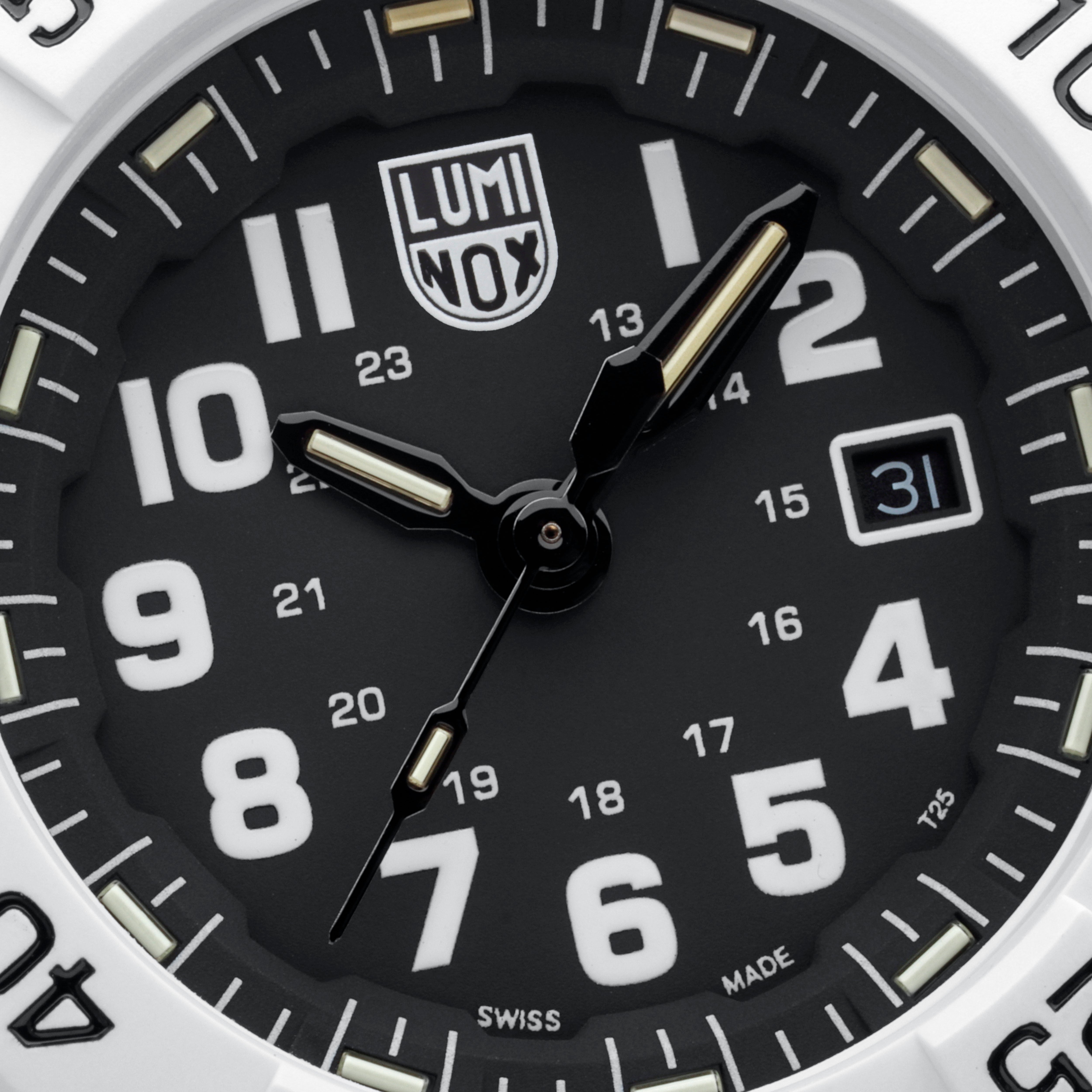 Luminox Navy Seal Arctic White Rubber Band Watch XS.3507.WB