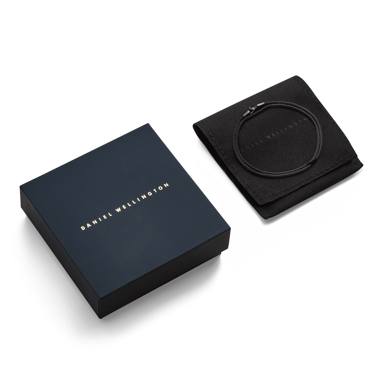 Daniel Wellington Tide Mesh Black 1.8 Necklace DW00401105