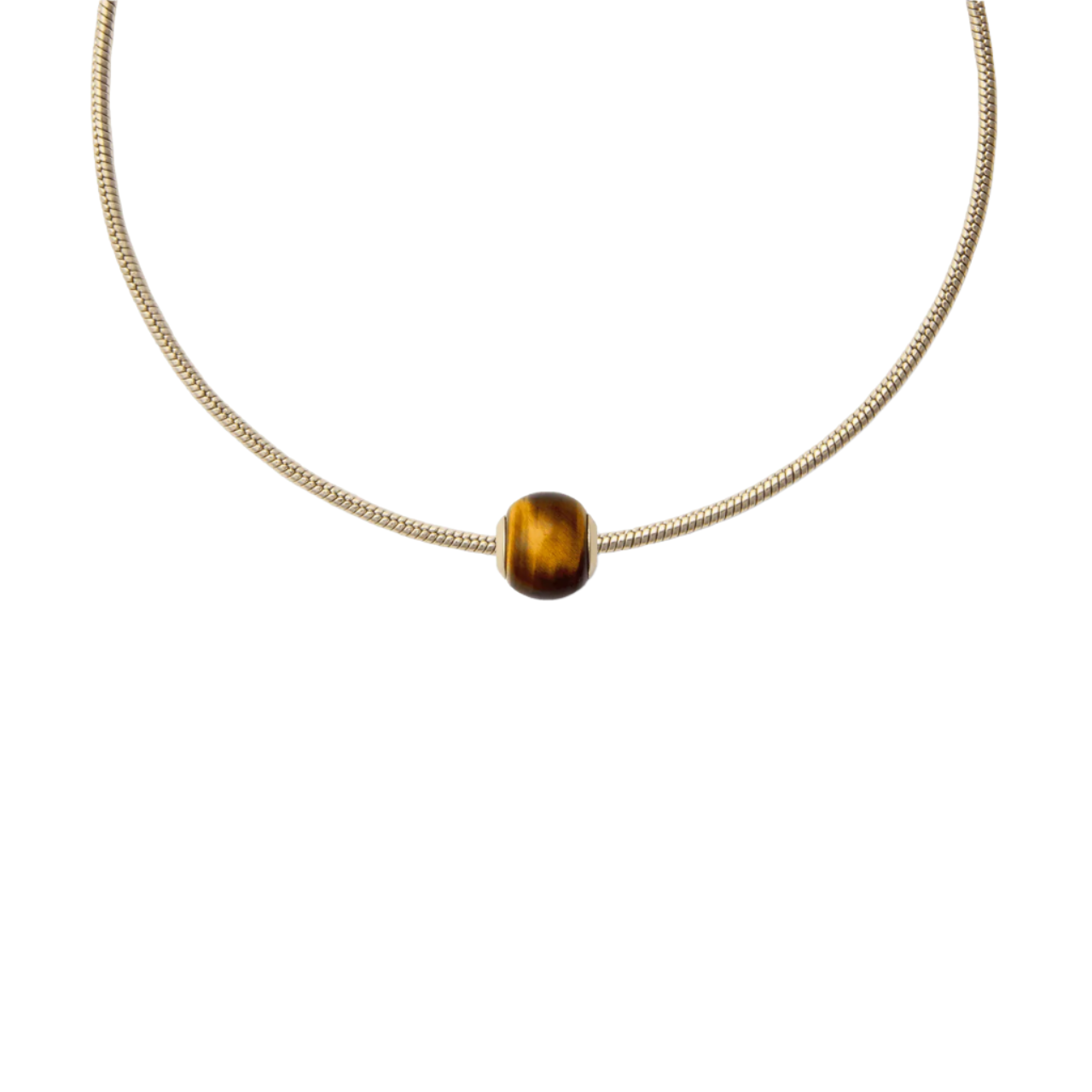 Daniel Wellington Tiger Eye Orb Gold Charm DW00401465