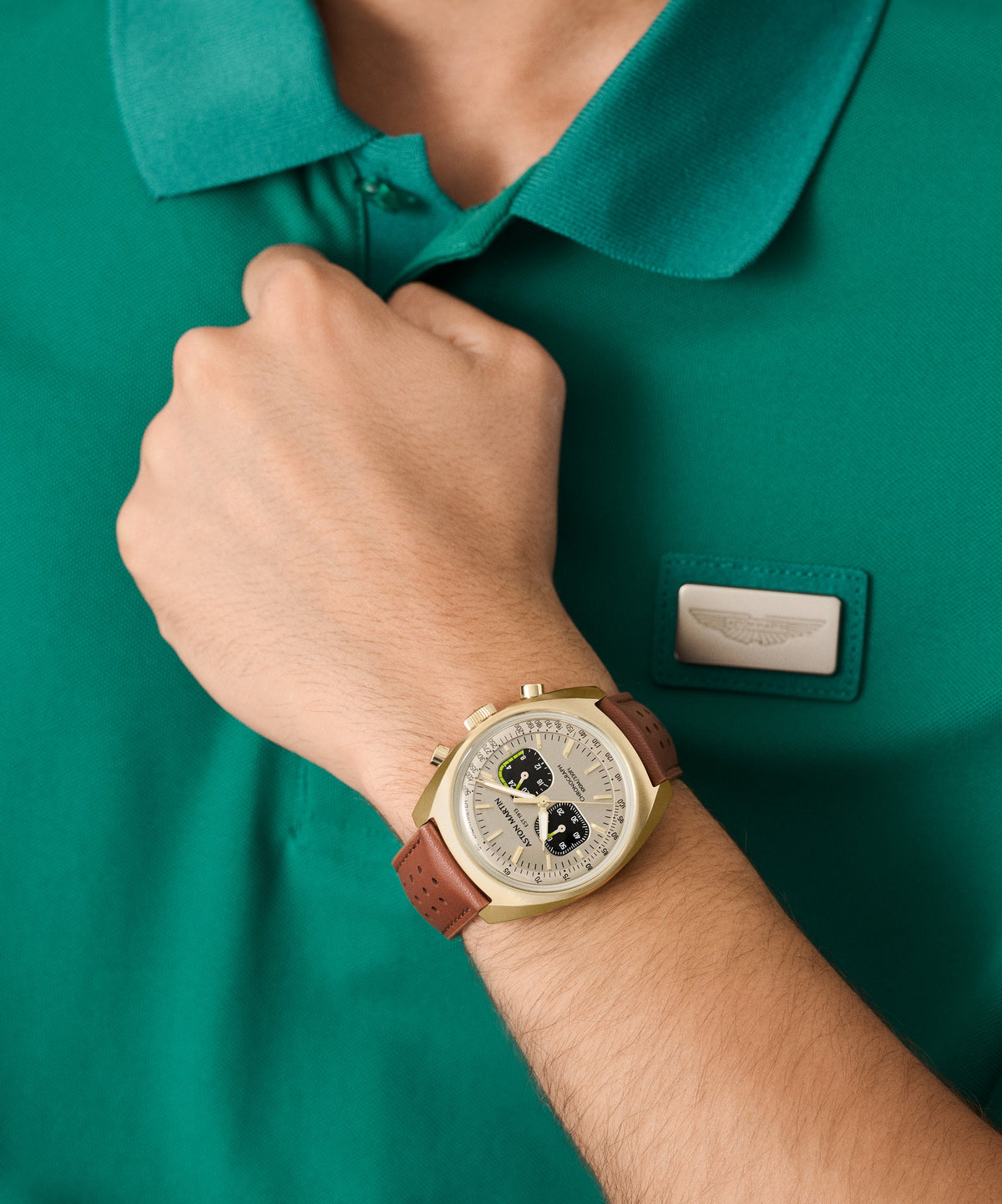 Aston Martin Timeless TS2 MTTS2F502, on the wrist