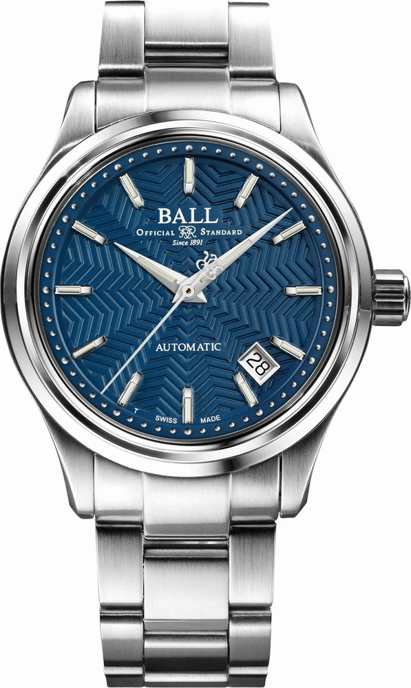 Ball Trainmaster Streamliner Blue Dial Steel Bracelet NM1060D-S5-BE