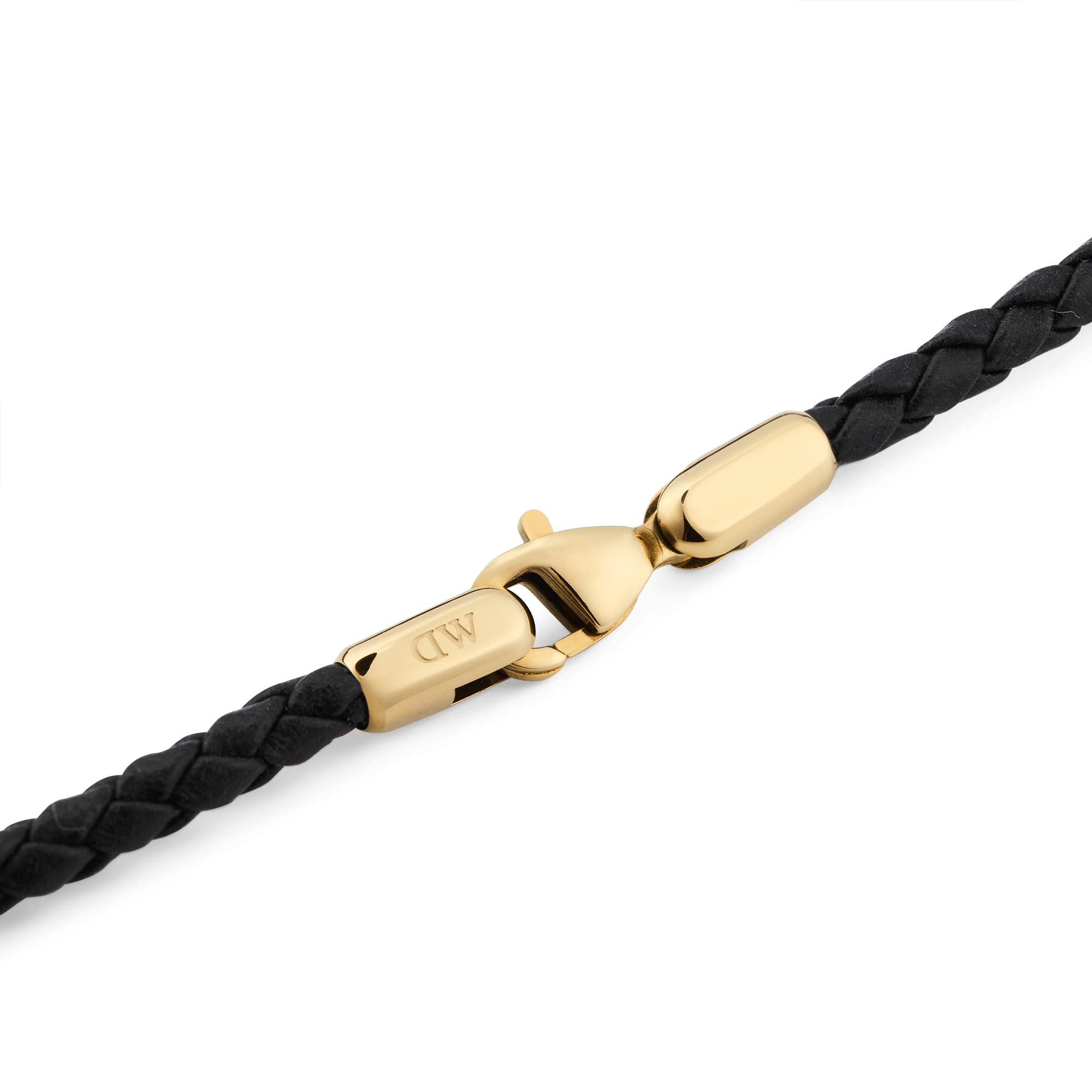 Daniel Wellington Daniel Braided Leather Bracelet Sheffield 2.8 Gold