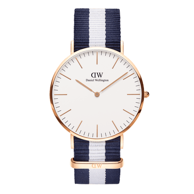 Daniel Wellington Classic Glasgow 40mm White Dial Watch DW00100004