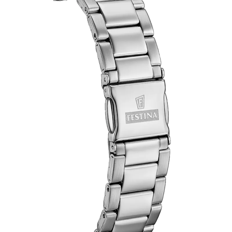 Festina Black Dial Stainless Steel Men's Watch F20707/6
