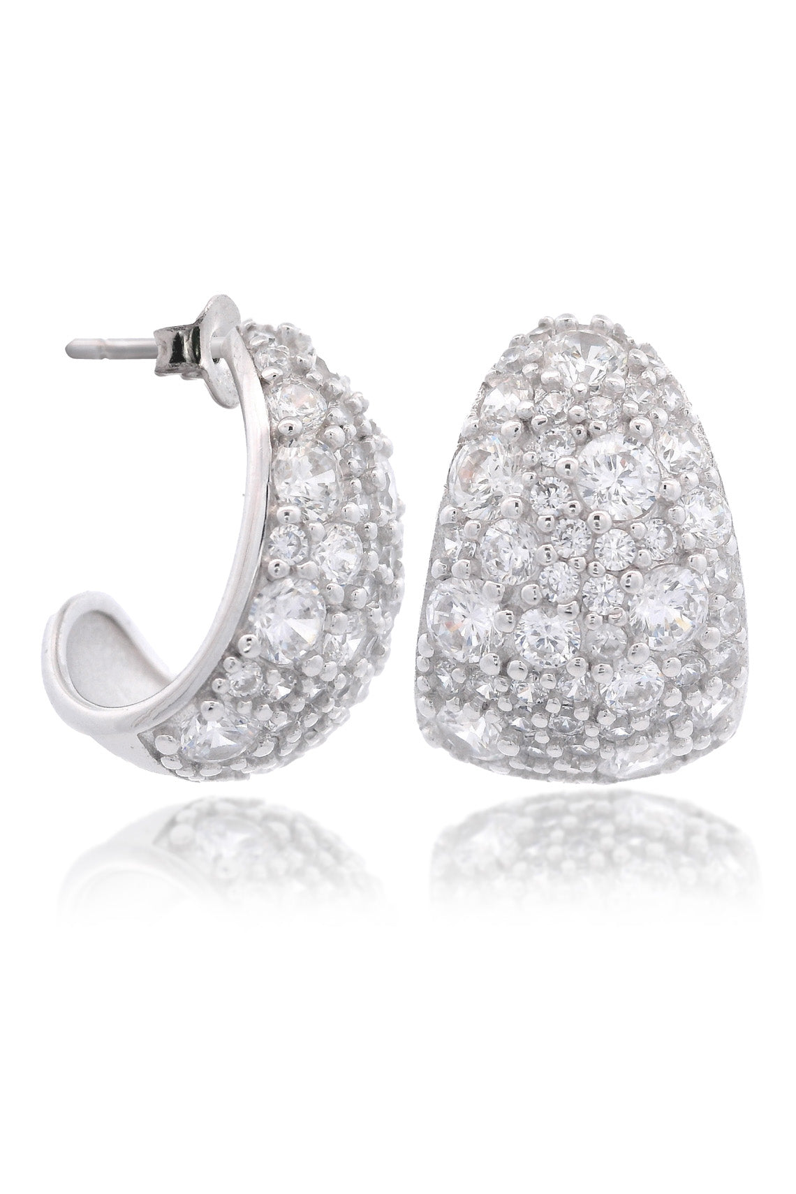 SYDNEY SOIRÉE ROSE BAY EARRINGS SILVER Sterling Silver Hoops
