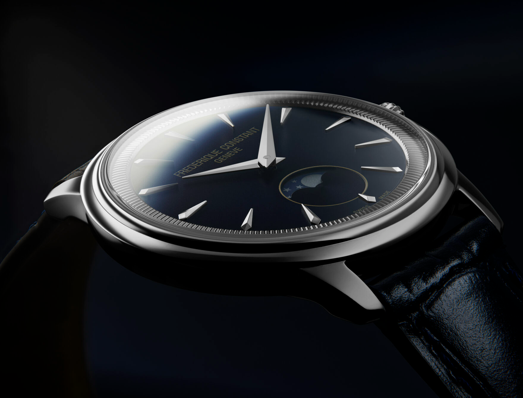 Frederique Constant Classics Moneta Moonphase Blue FC-206N3S6