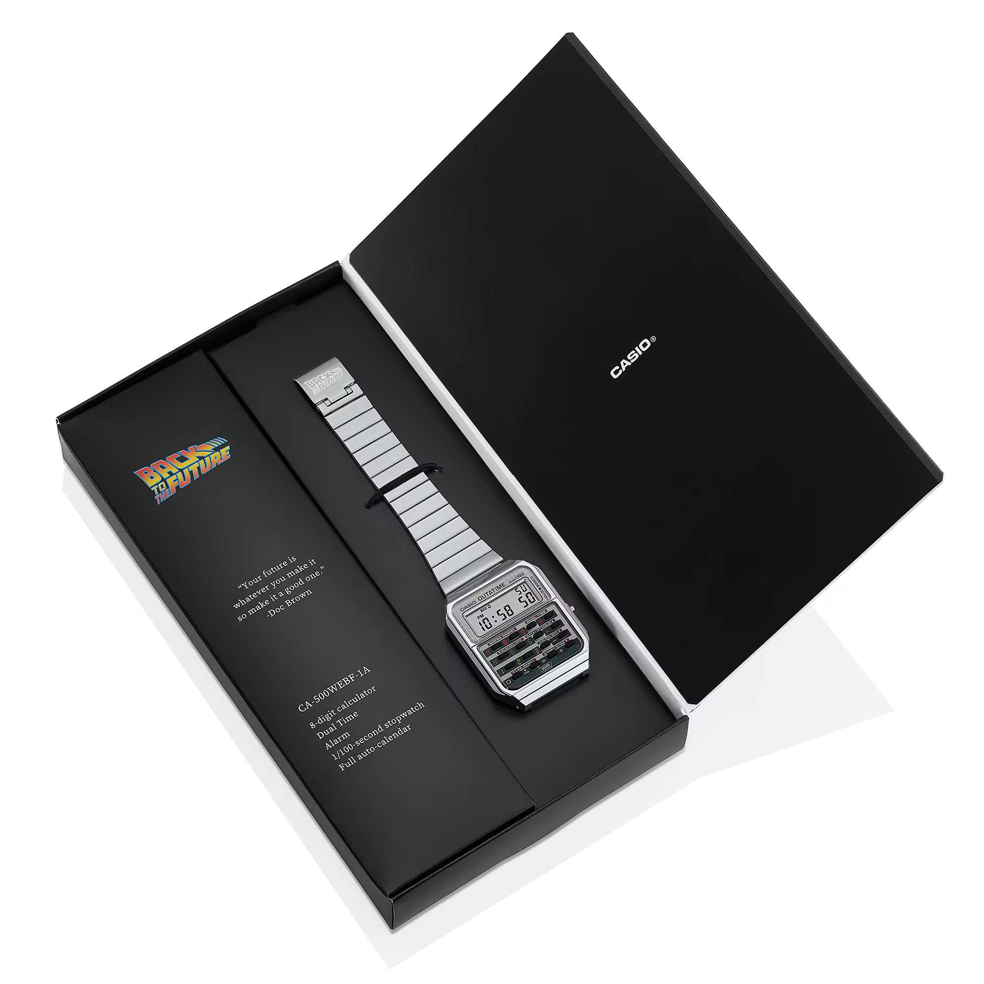 Casio x Back To The Future: The Ultimate Time Machine Limited Edition Watch CA500WEBF-1A