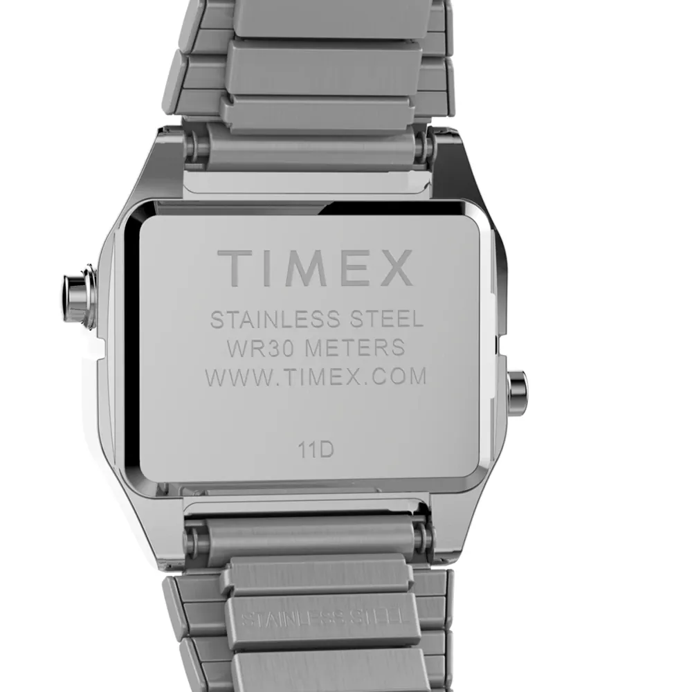 Timex T80 Digital Stainless Steel Teeny Tiny Watch TW2Y46500