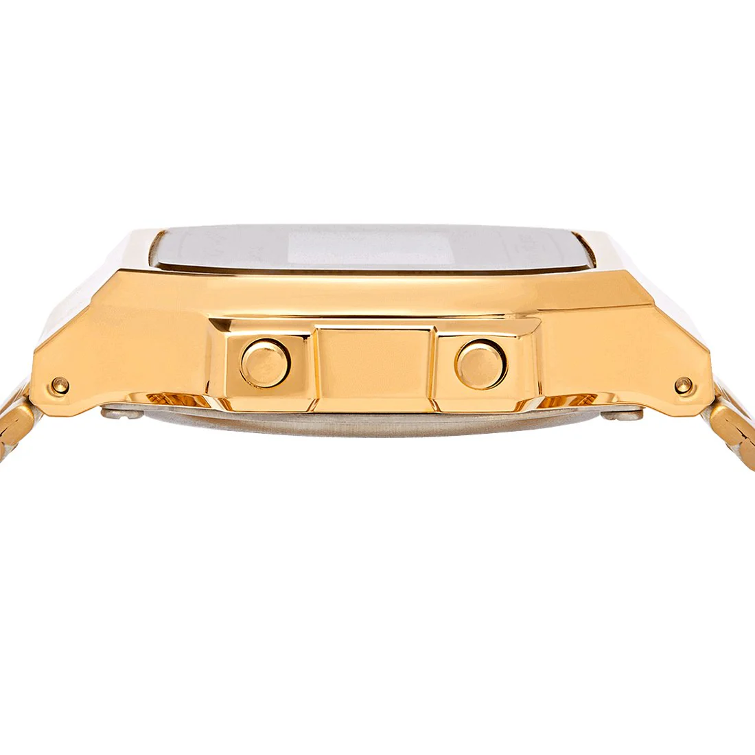 Casio Digital Alarm Chrono Gold Stainless Steel Unisex Watch A168WG-9W
