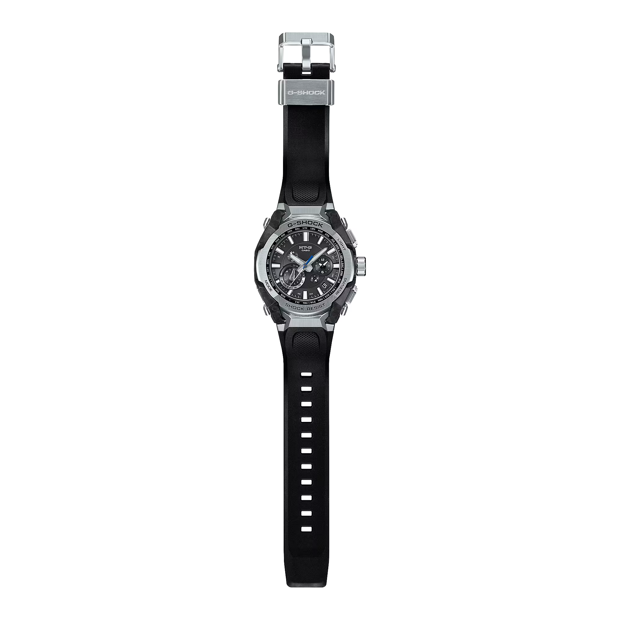 G-Shock MTG Ana Carbon Black Dial and Rubber Band Hybrid Bluetooth® Connectivity MTGB4000-1A