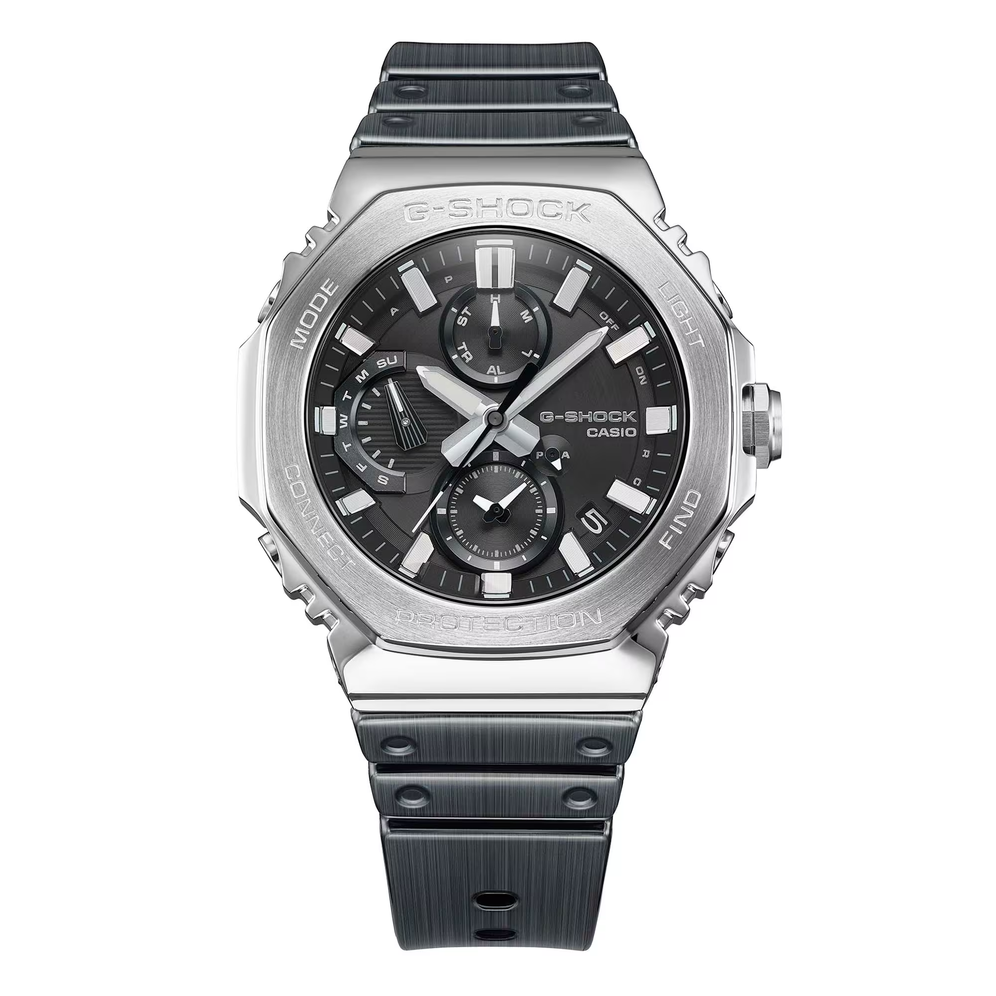 G-Shock Full Metal Case Dial Black Resin Band Watch GMCB2100Y-1A