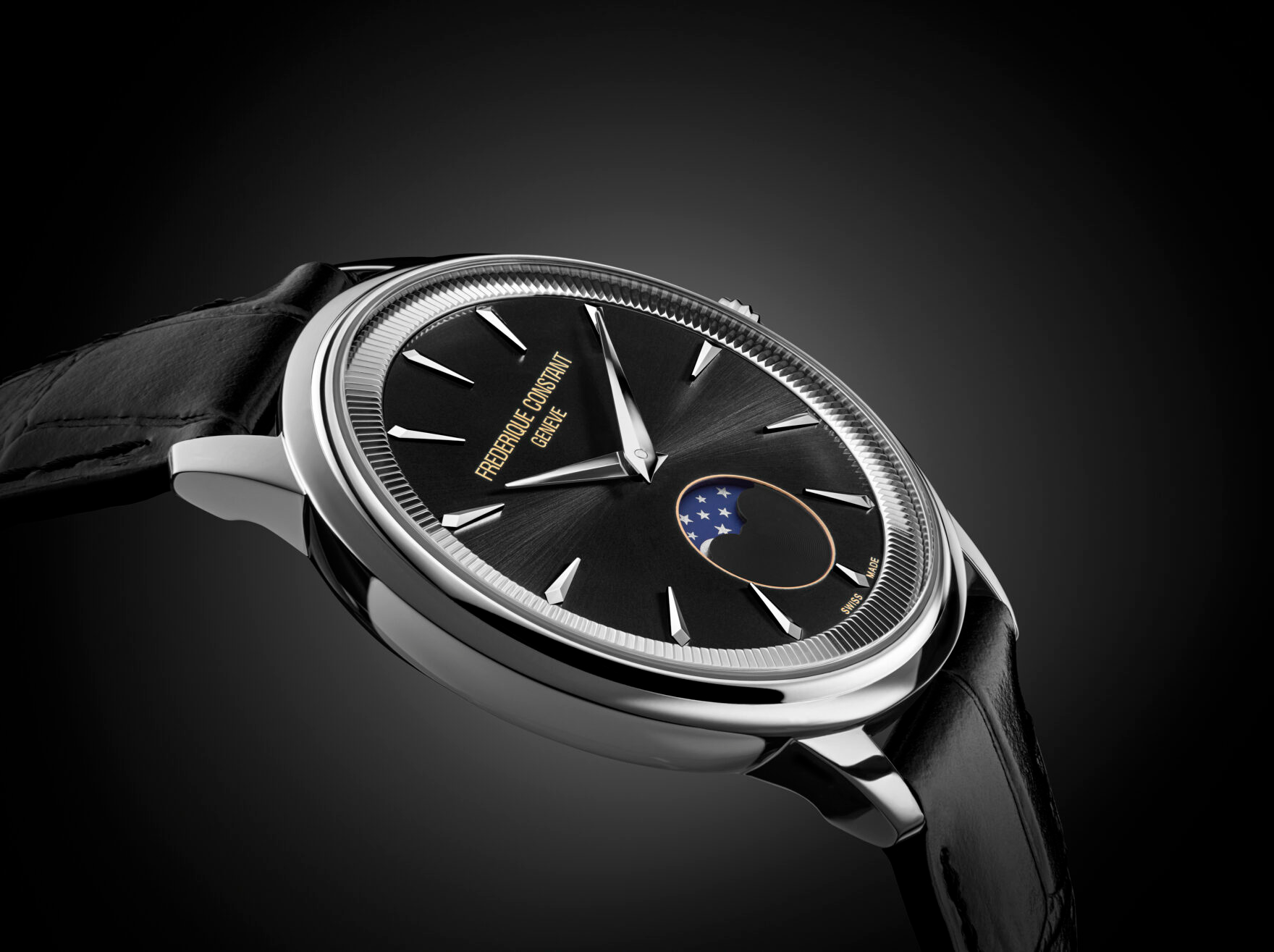 Frederique Constant Classics Moneta Moonphase Black FC-206B3S6