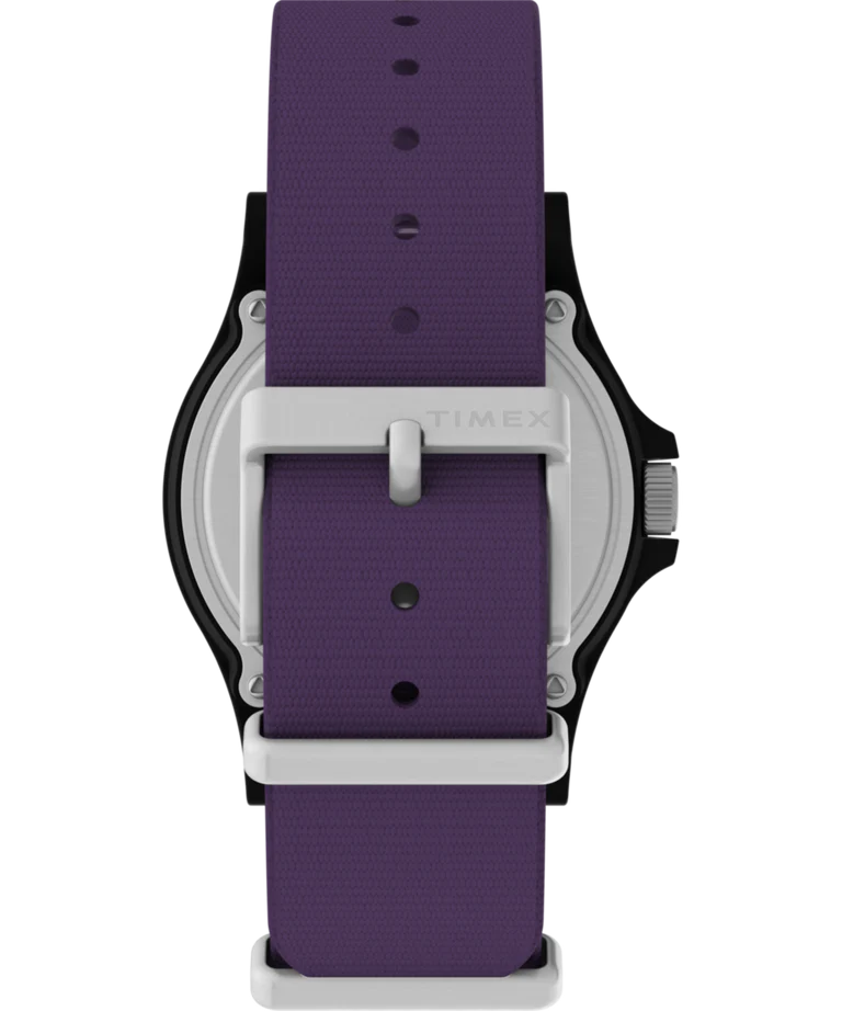 Timex x Fortnite Acadia Purple Fabric Strap Watch TW2Y46300