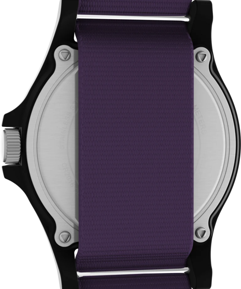 Timex x Fortnite Acadia Purple Fabric Strap Watch TW2Y46300