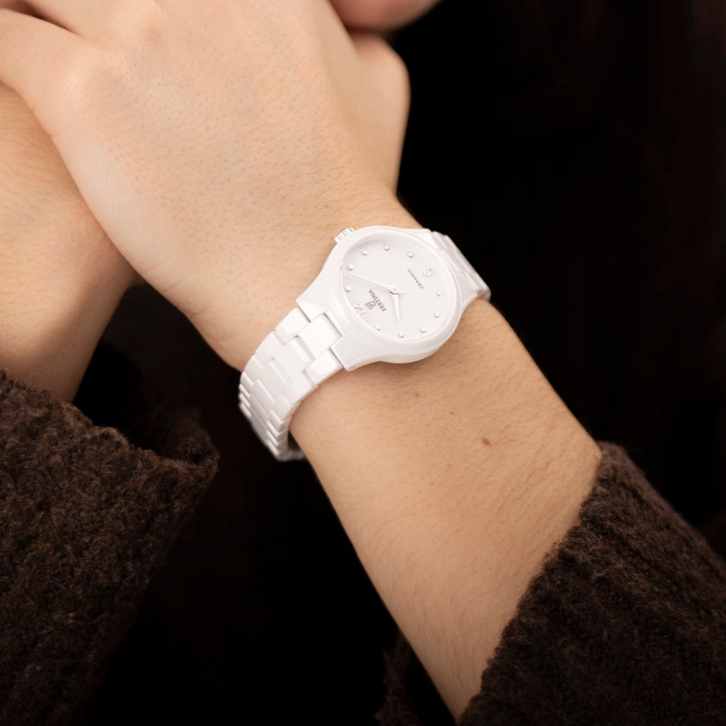 Festina White Dial White Ceramic Women's Watch F20751/1