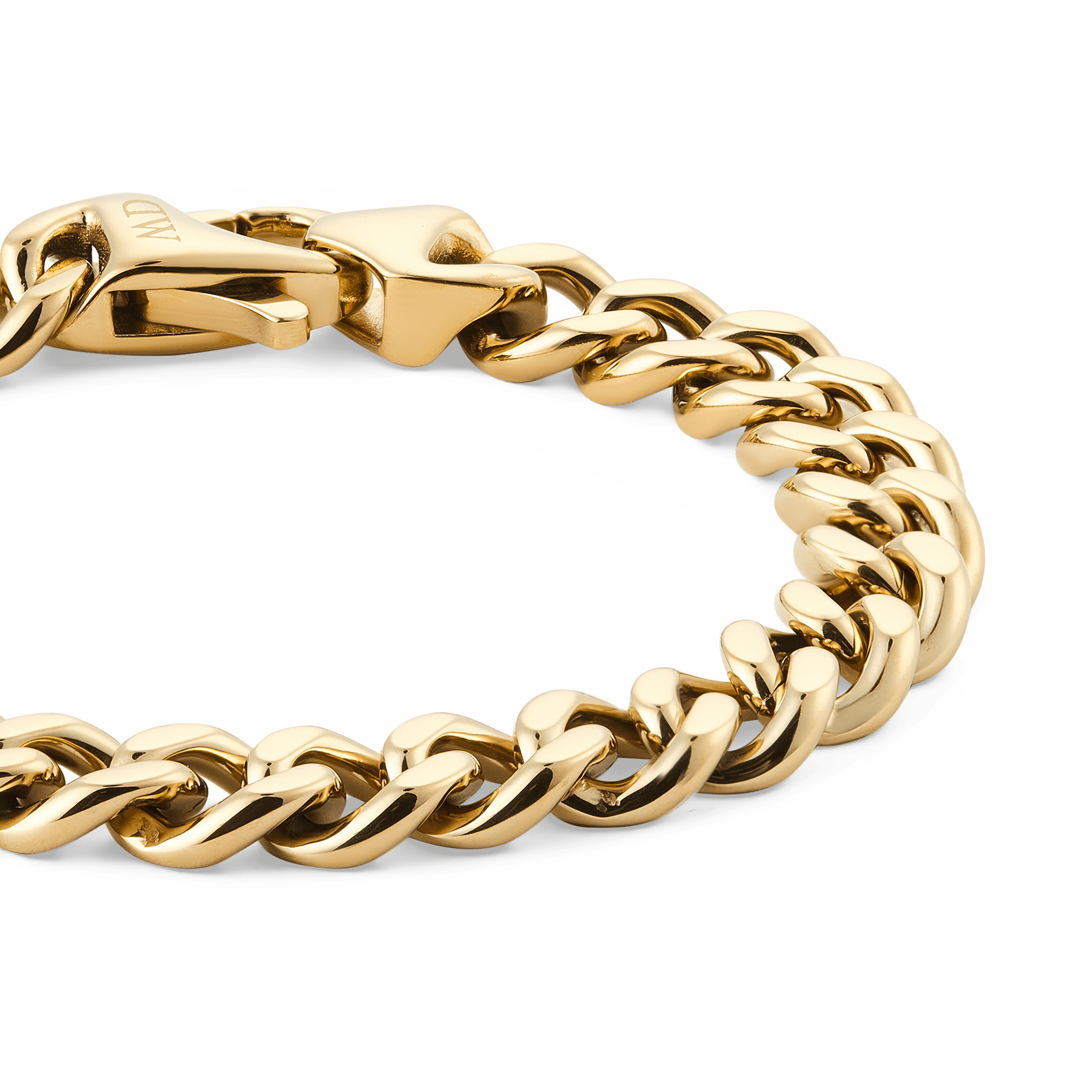 Daniel Wellington Ellipse Cuban Chain Bracelet Gold