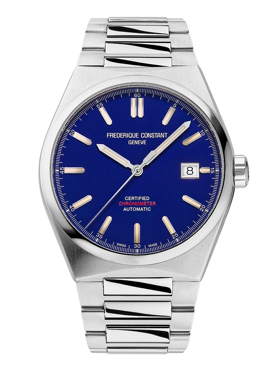 Frederique Constant Highlife FC-303BLS3NH6B blue dial front