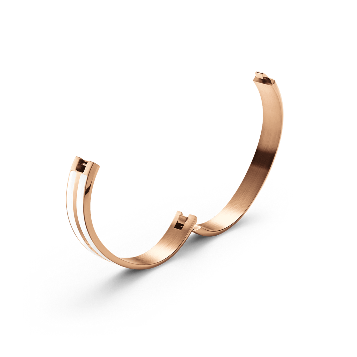 Emalie Infinite White and Rose Gold Bracelet