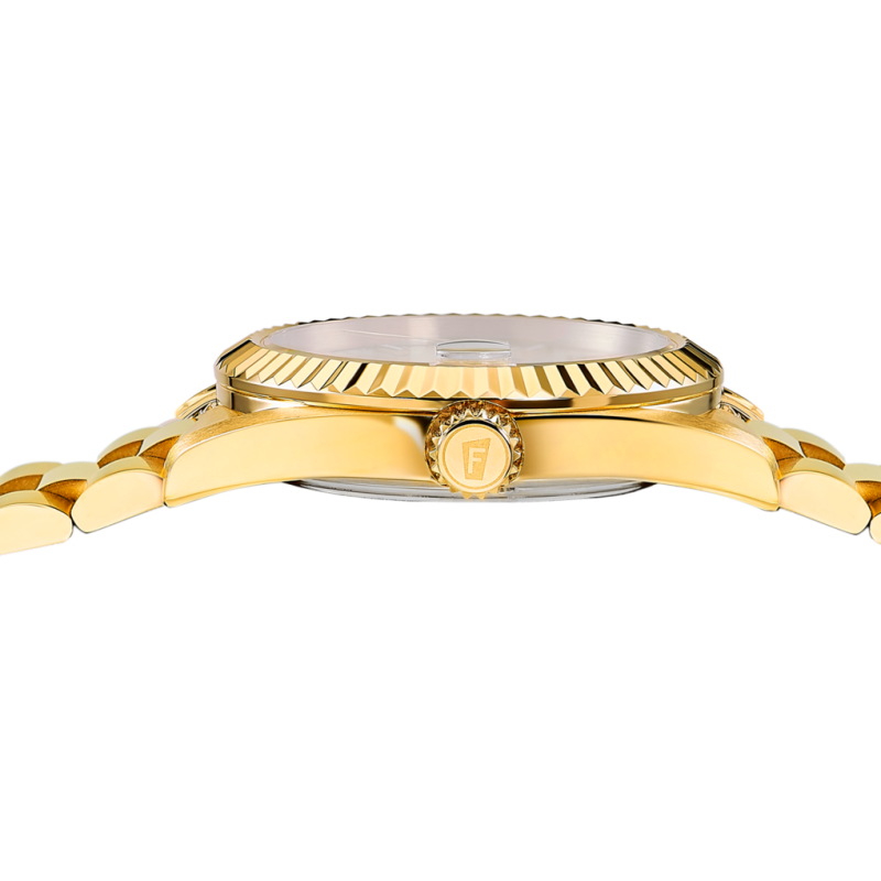 Festina Swiss Made Gold Dial Stainless Steel Men's Watch F20086/A