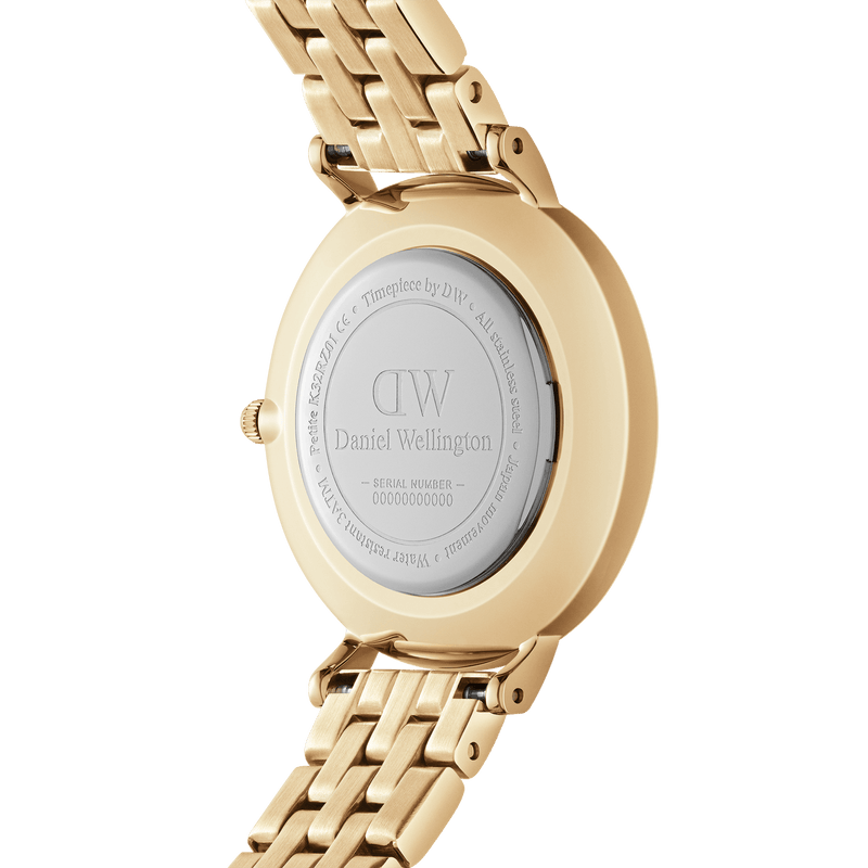 Daniel Wellington Petite Roman Numerals 5-Link Gold Watch DW00100682