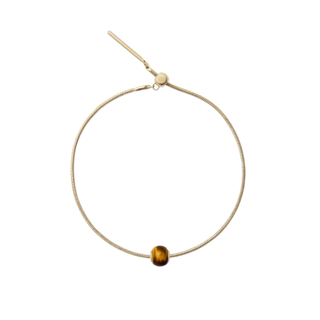 Daniel Wellington Tiger Eye Orb Gold Charm DW00401465
