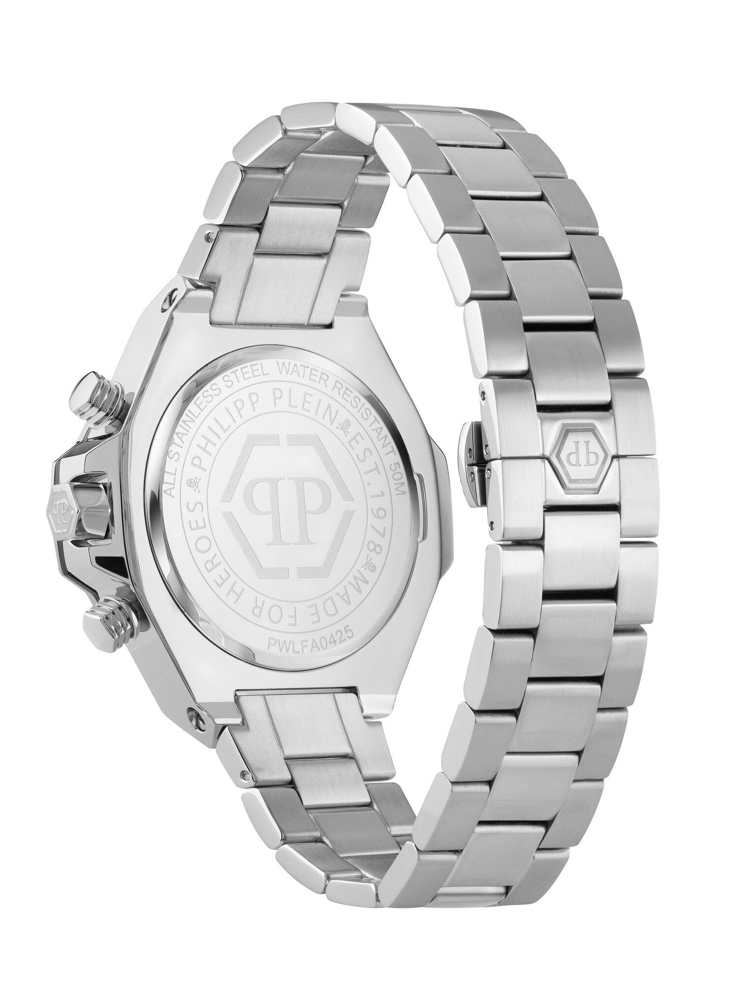 Philipp Plein Chrono Royal Green Dial Stainless Steel Watch PWLFA0425