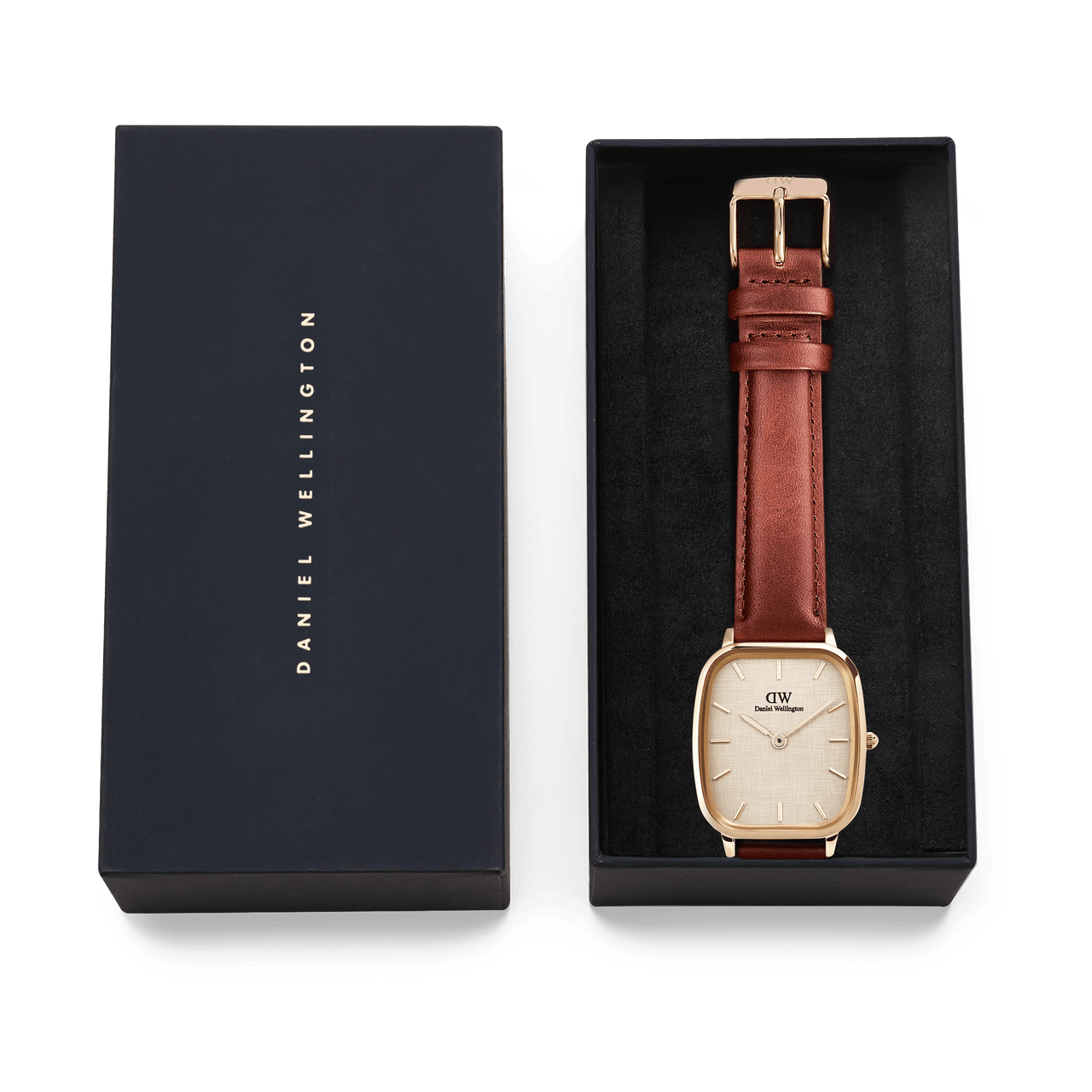 Daniel Wellington Marlon St Mawes Vintage Linen Pattern Dial Watch DW00100816