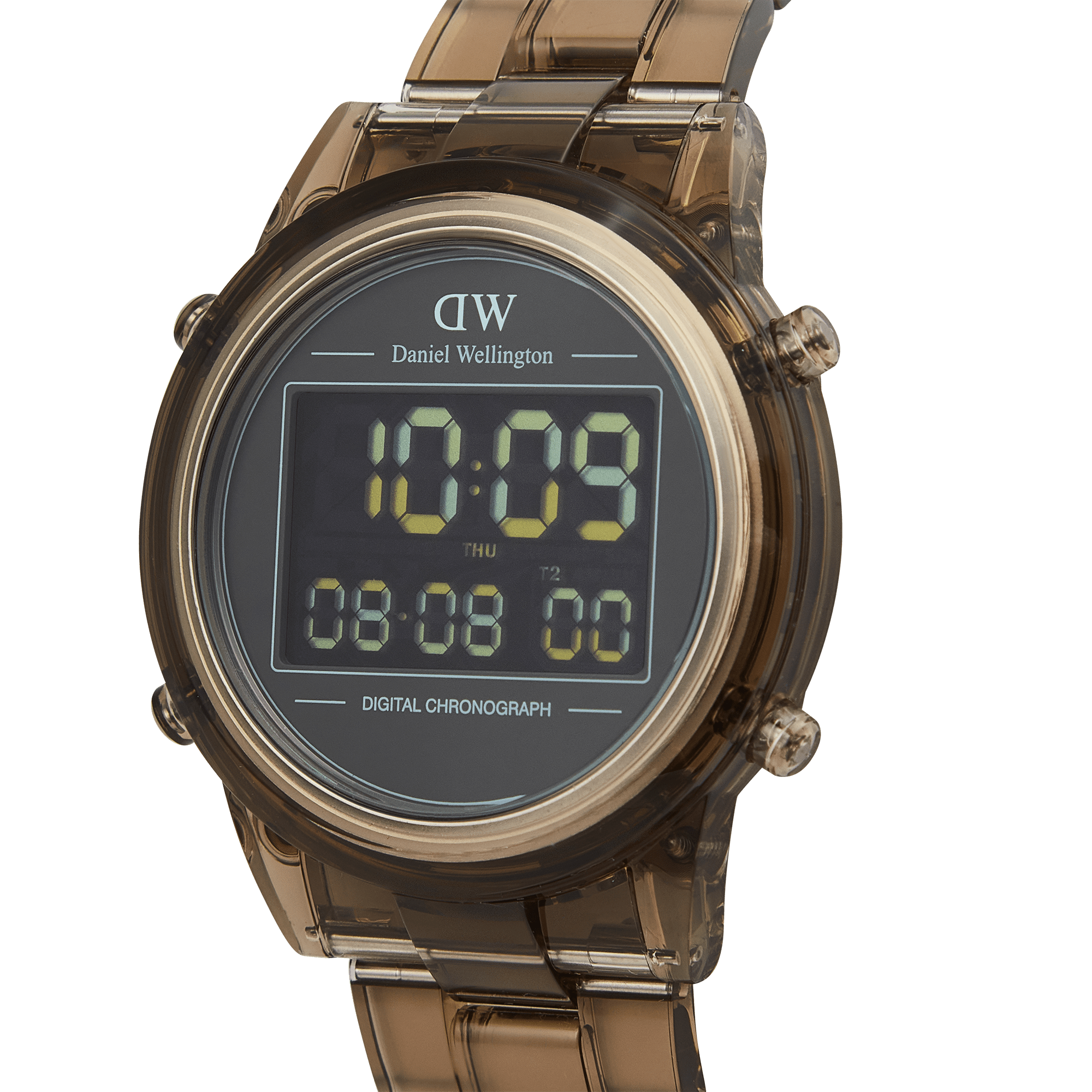 Daniel Wellington Retro Digital Dark Brown Watch