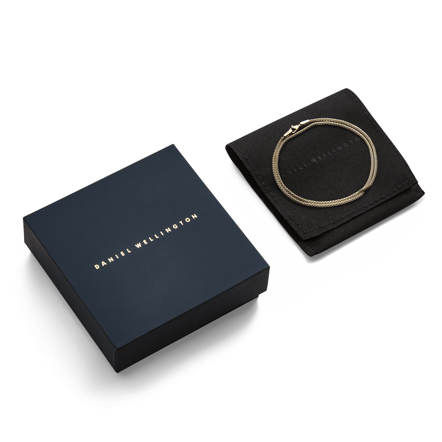 Daniel Wellington Tide Mesh Gold 1.8 Necklace DW00401104