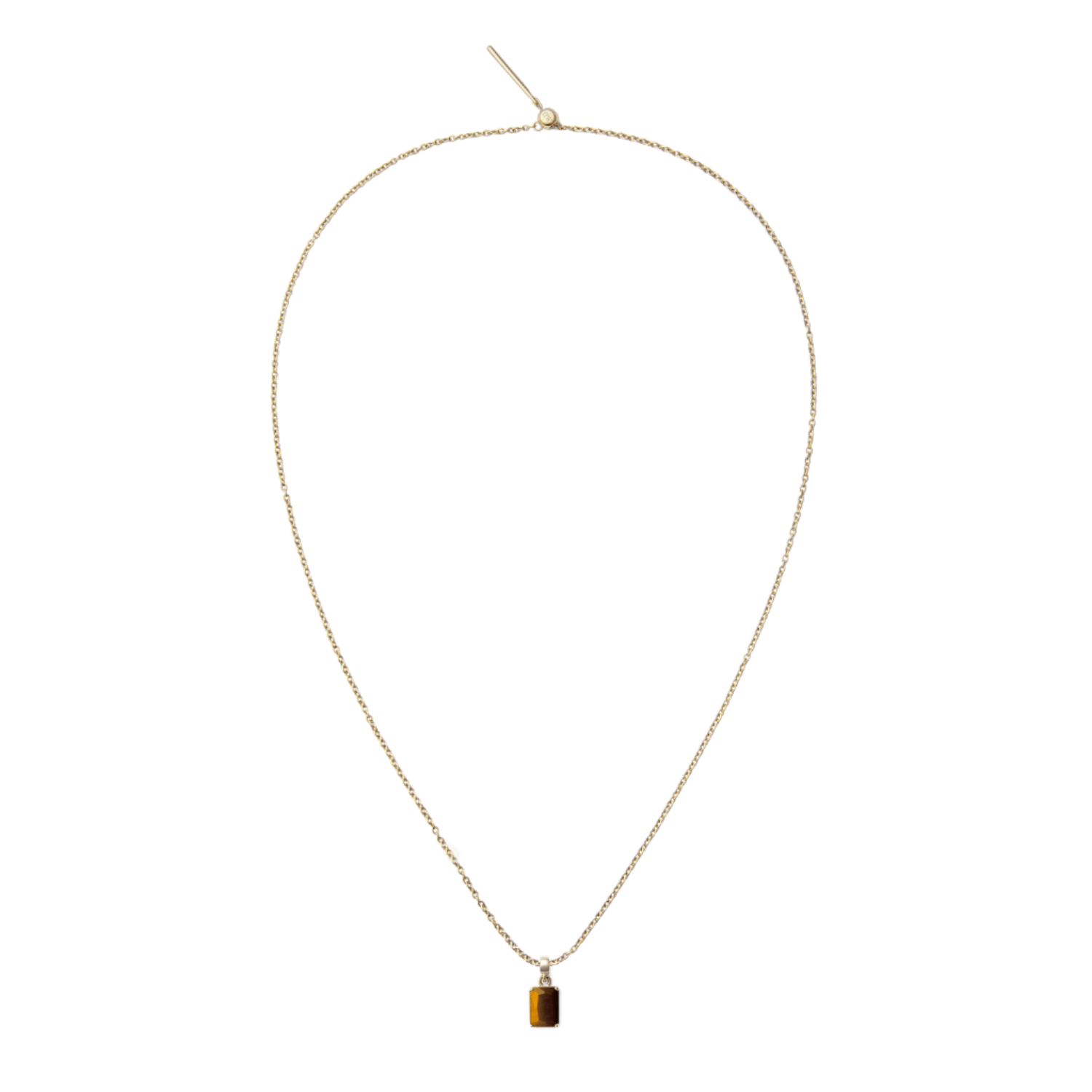 Daniel Wellington Tiger eye Octagon Gold Charm DW00401469