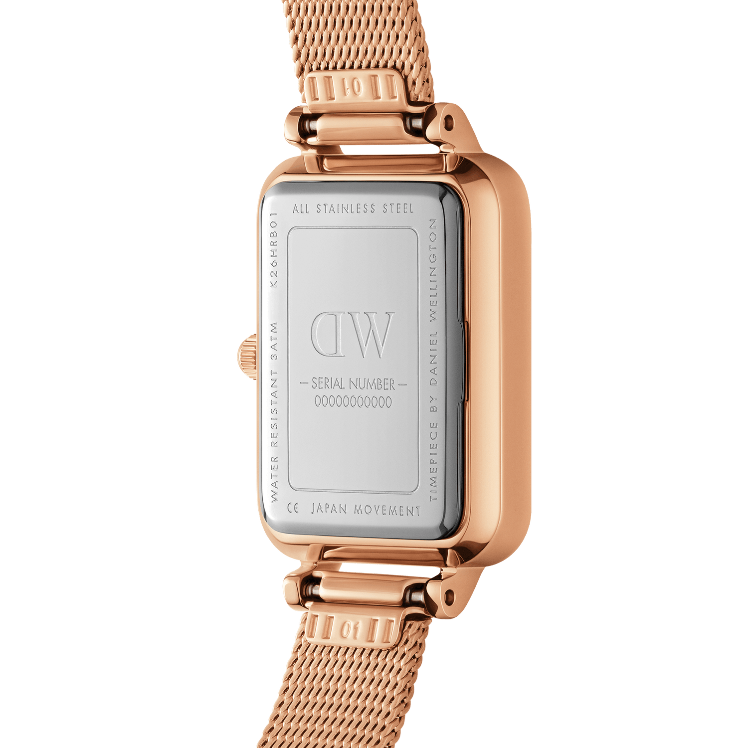 Daniel Wellington Quadro Roman Numerals Melrose Watch DW00100687