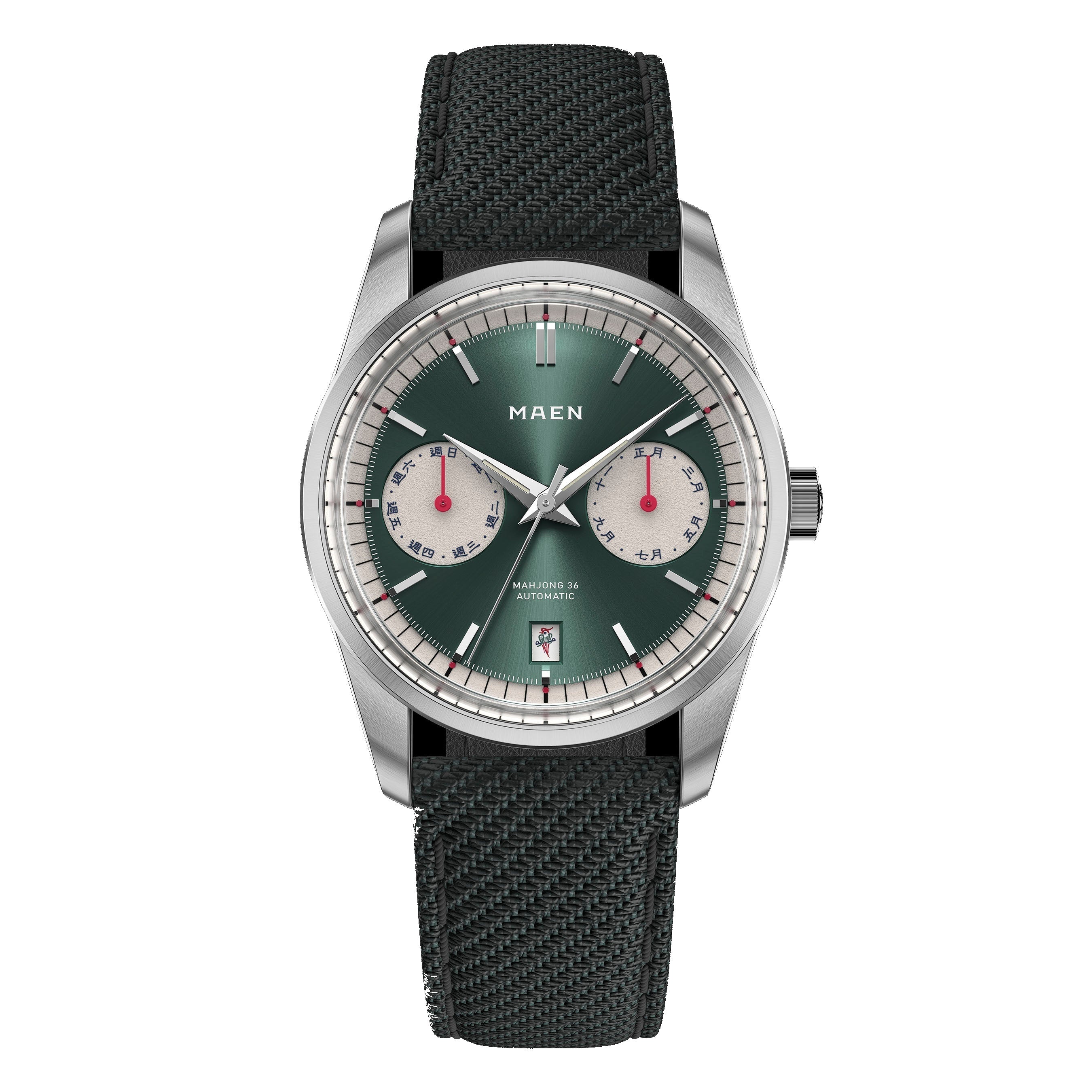 MAEN MAEN Mahjong 36 Automatic Watch MHV.03 - MAHJONG 36 FRONT STRAP