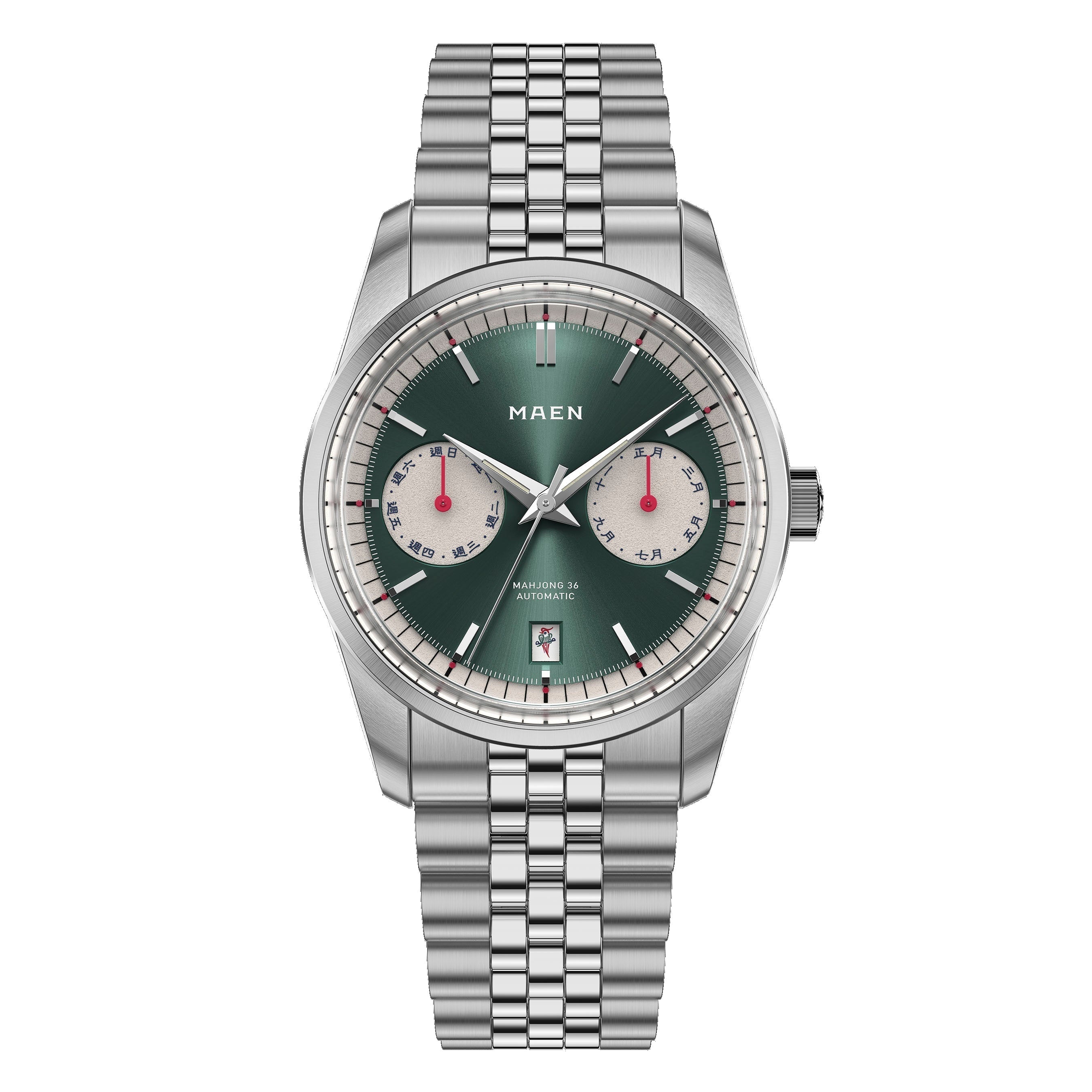 MAEN MAEN Mahjong 36 Automatic Watch MHV.03 - MAHJONG 36 FRONT