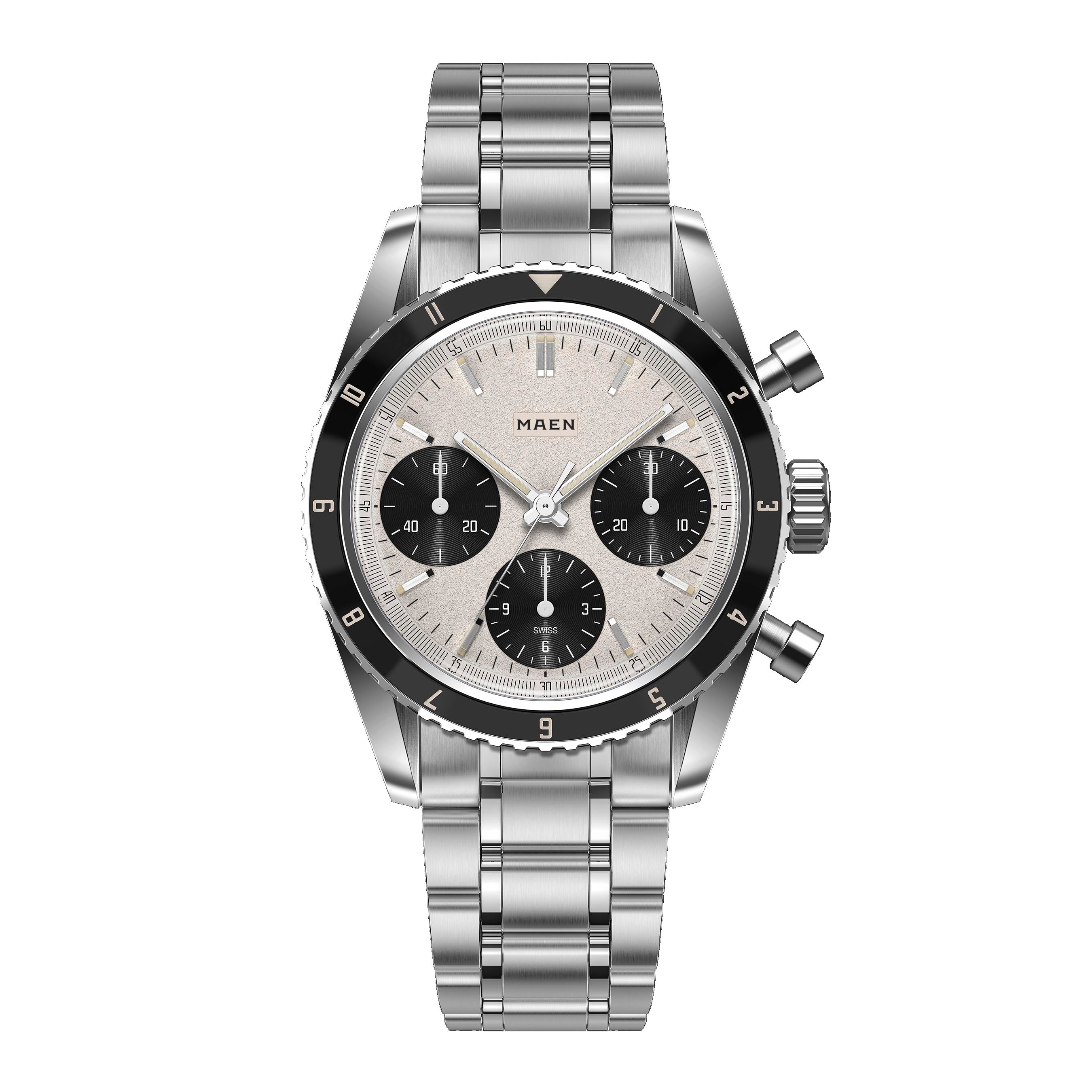 MAEN MAEN Skymaster 38 Chronograph Manual Wind Watch M6.1.2 - mcr02