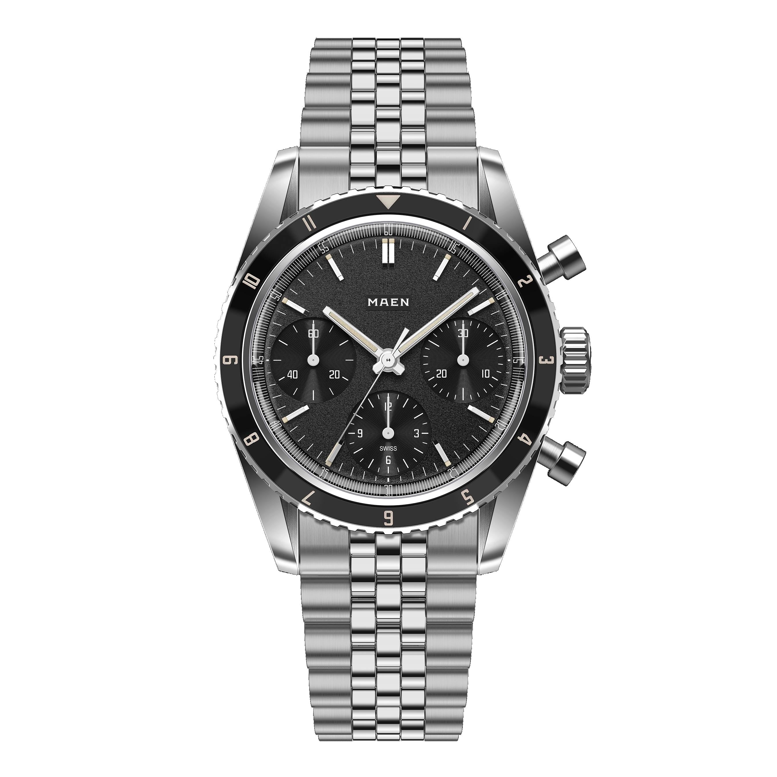 MAEN MAEN Skymaster 38 Chronograph Manual Wind Watch M6.1.3 - mcr03 jubilee