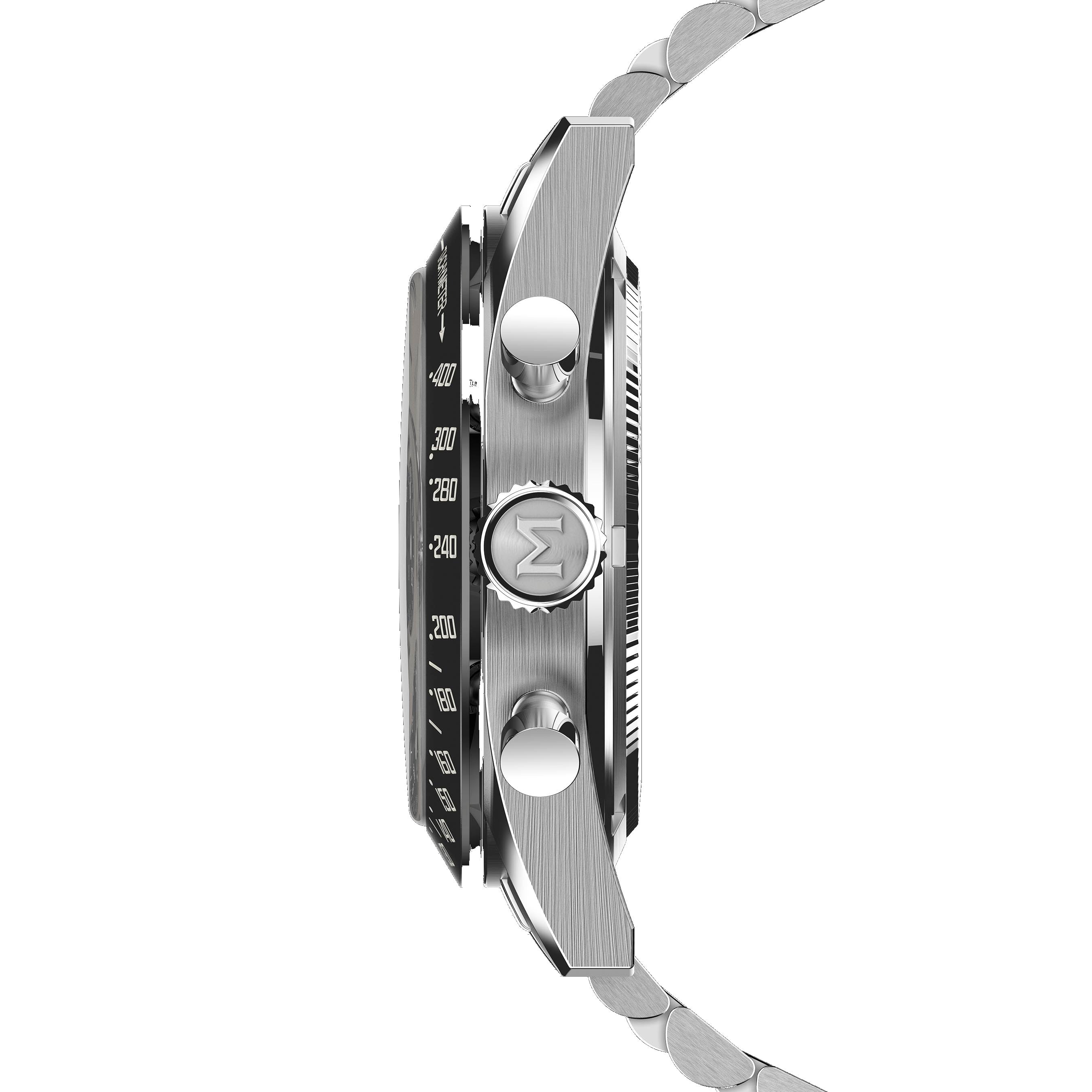 MAEN MAEN Skymaster 38 Chronograph Manual Wind Watch M6.2.1 - SIDE BLACK
