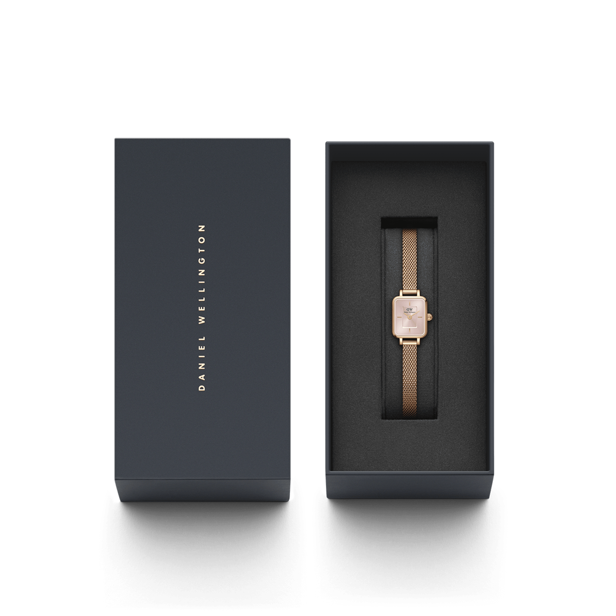 Daniel Wellington Quadro Mini 15x18mm Melrose RG Pink DW00100650