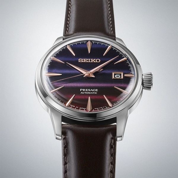 Seiko Presage Purple Sunset Limited Edition Watch SRPK75J