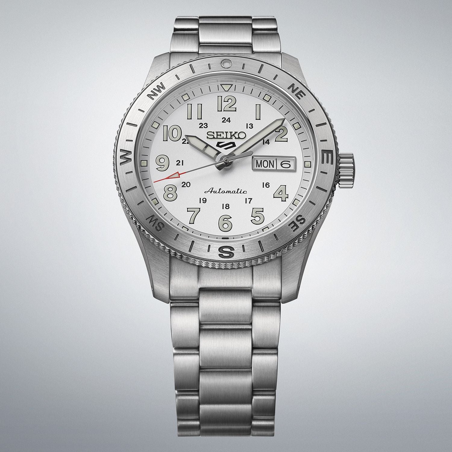 Seiko 5 Sports Field White Dial Stainless Steel HDB007K