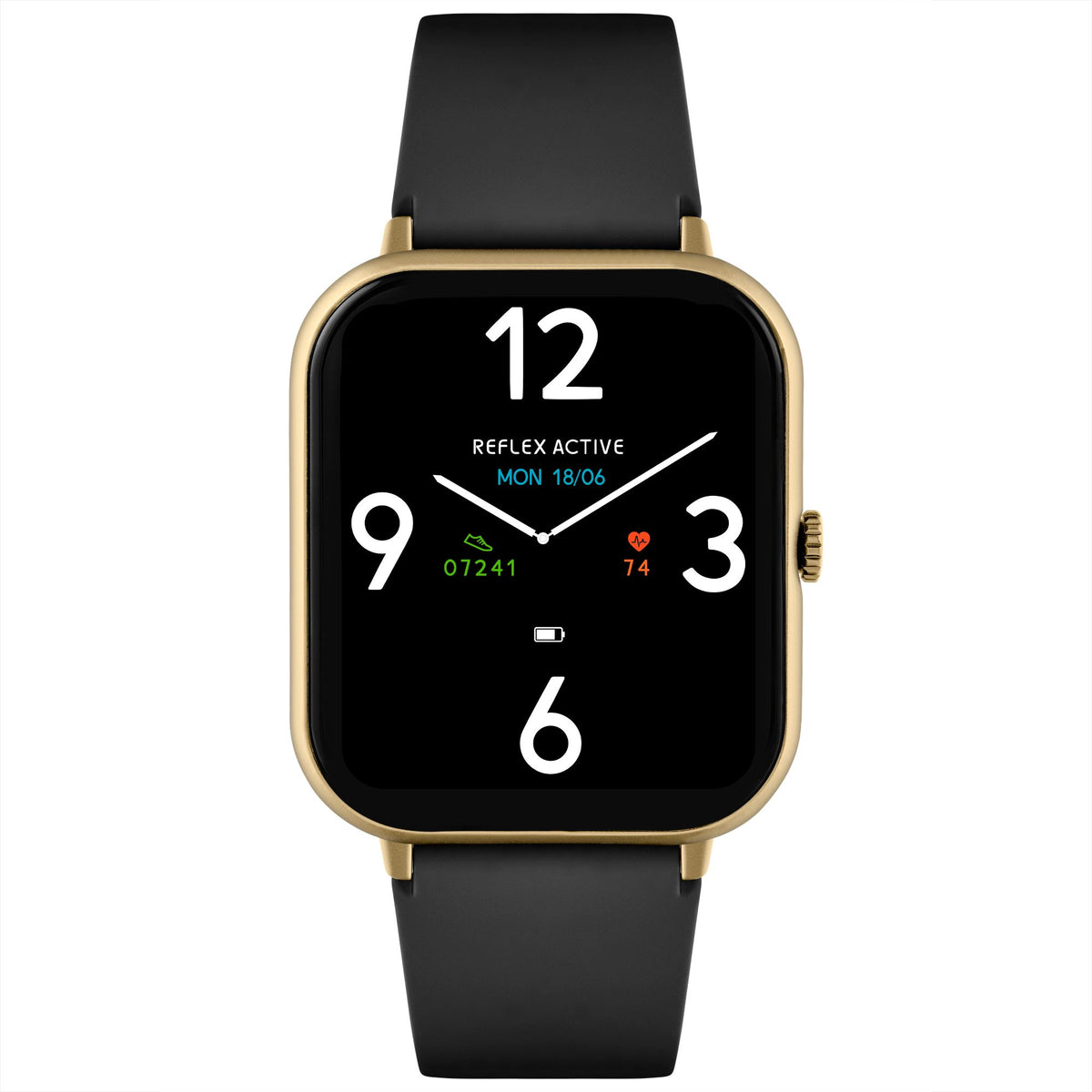 Smartwatch with Black Band and Gold Case Buy Apple Watch Series 11 GPS, 42mm Jet Black Aluminum Case  main image 4
