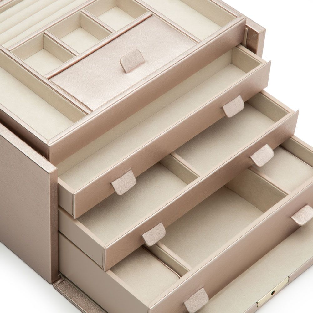 Wolf Palermo Large Jewelry Box Rose Gold 213016
