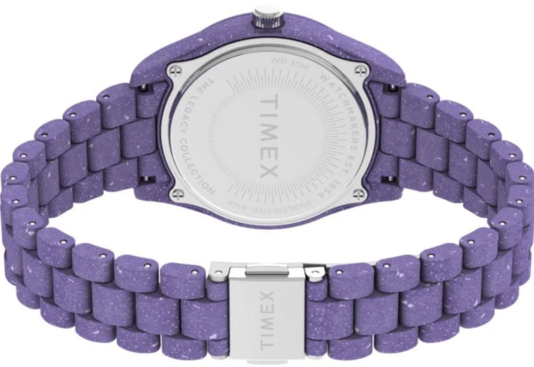 Timex Waterbury Ocean Recycled Plastic Purple Dial and Bracelet Watch TW2V77300